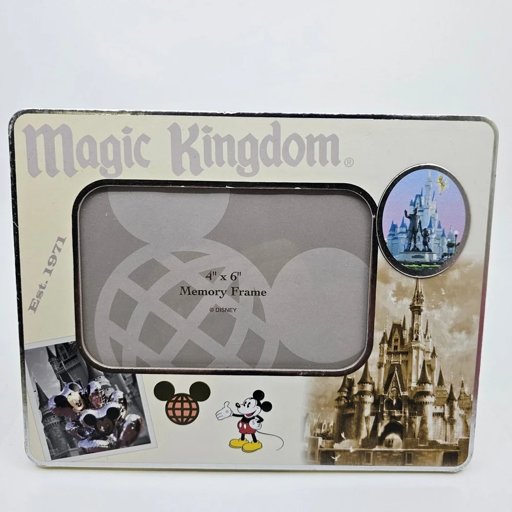 Magic Kingdom Memory Frame by Disney Est. 1971 Mickey Mouse, Minney